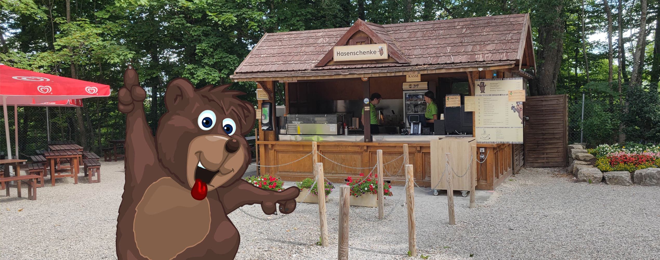 Hasenschenke im Freizeitpark Traumland