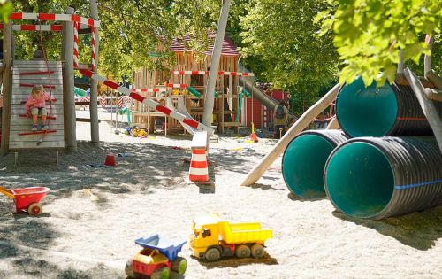 Bärenbaustelle im Freizeitpark Traumland