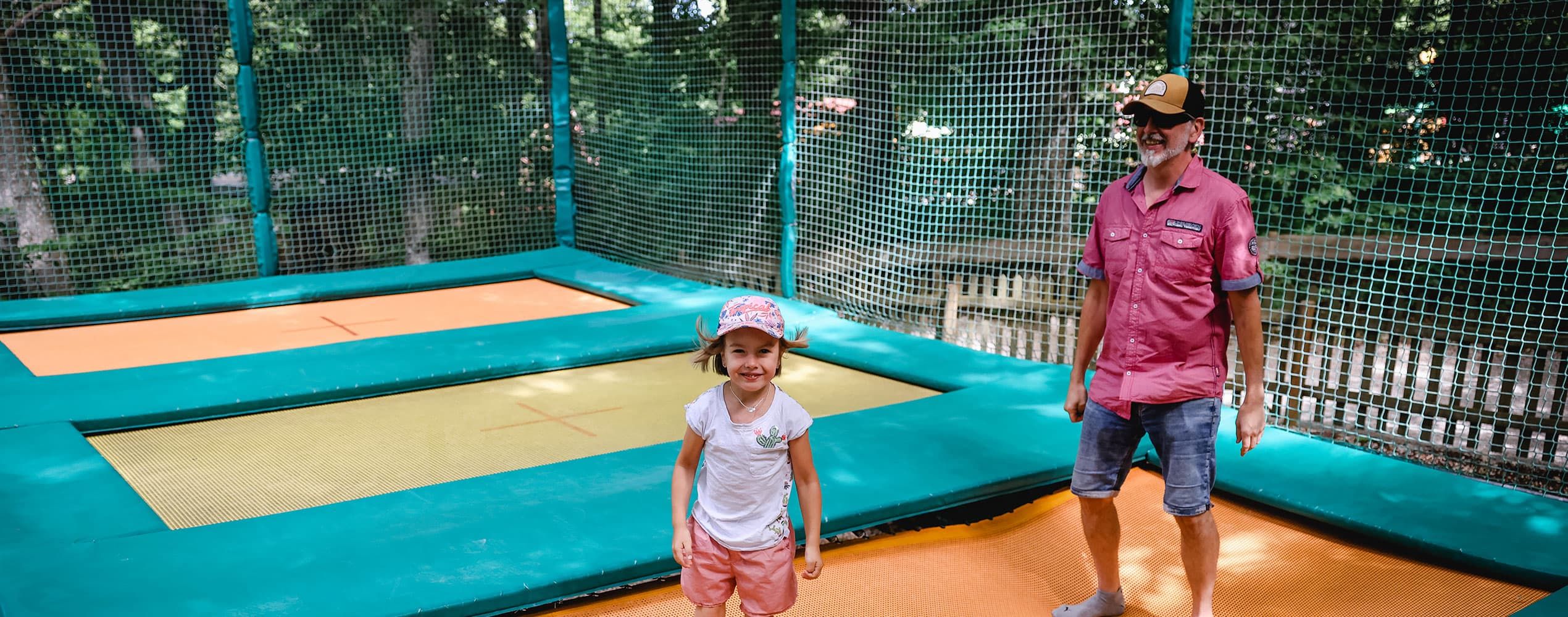 Trampolin hüpfen im Traumland