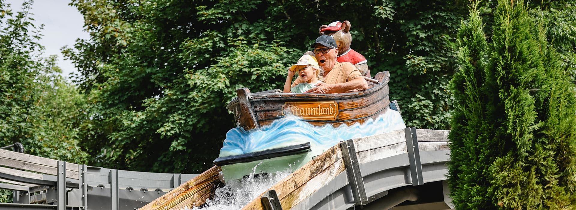 Wildwasserbahn im Traumland